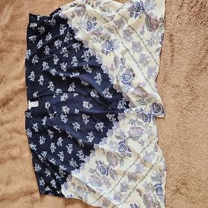 Maurices polyester floral lace Kimono shrug one size